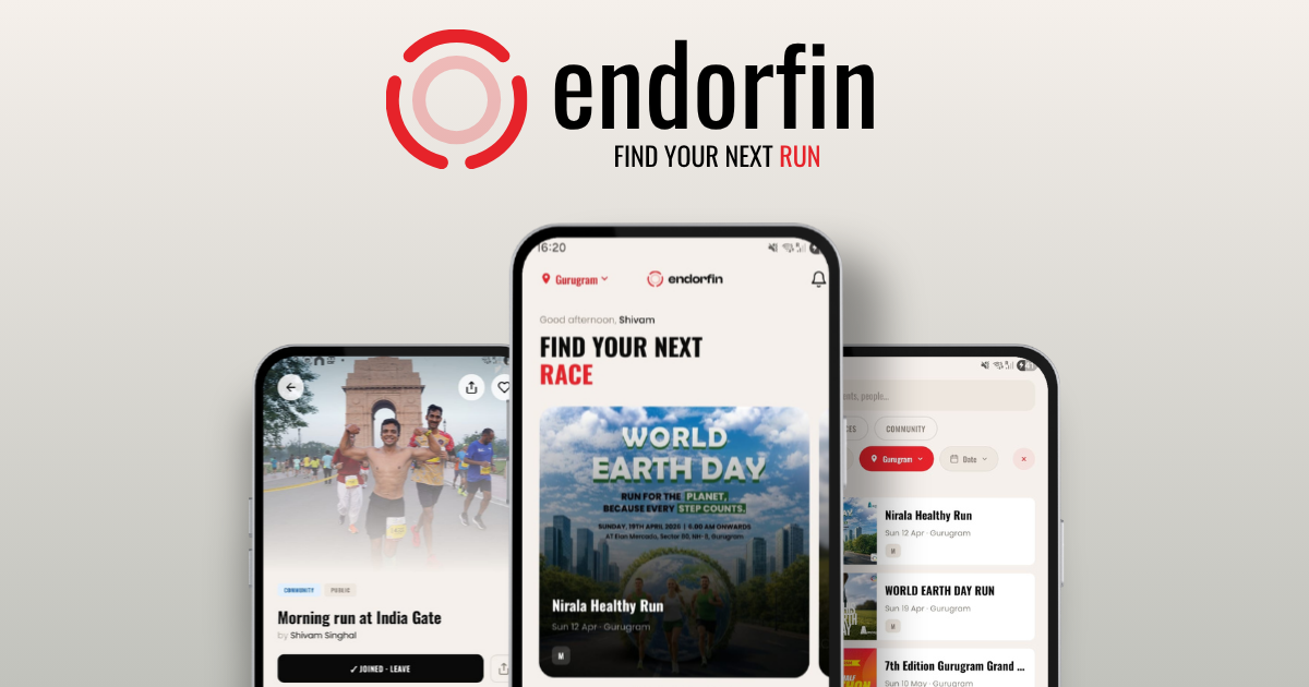 Ruuning Image Endorfin — Run Clubs & Running Events in India